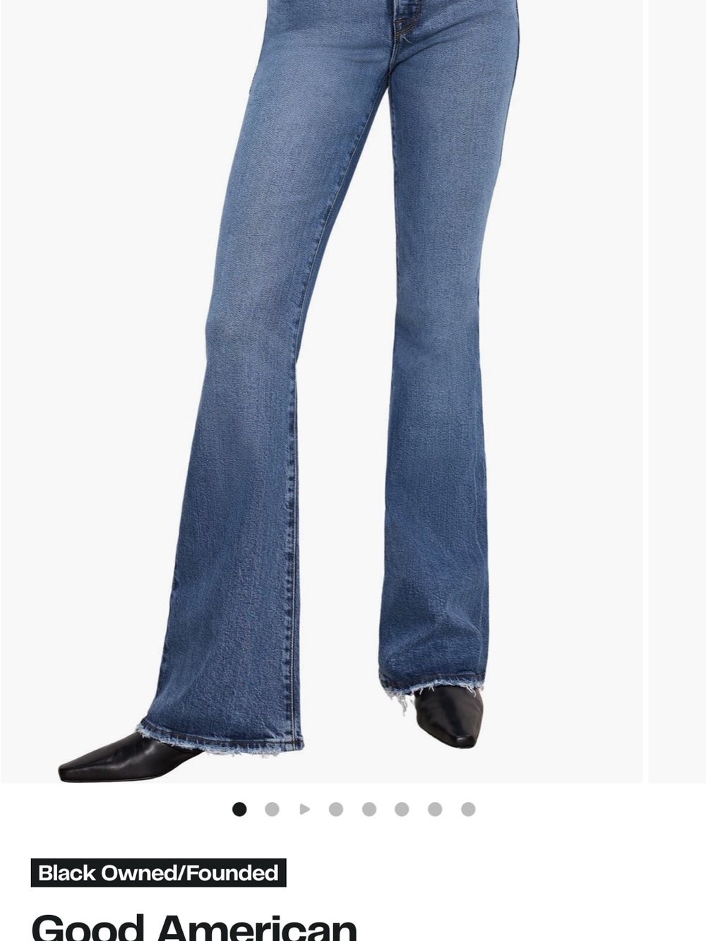 Good American Good Legs Flare Jeans